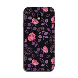 Rose Black Background Case for Galaxy J5 Pro