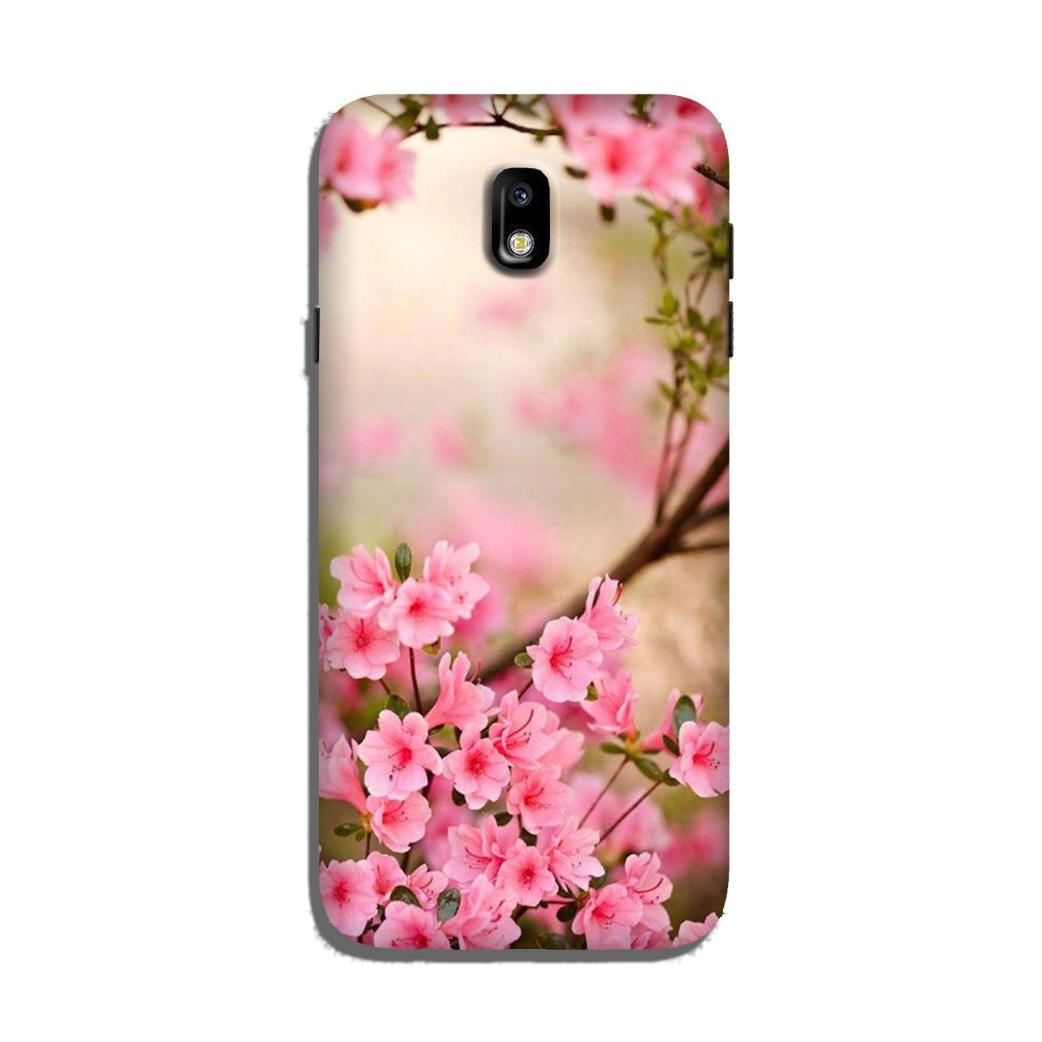 Pink flowers Case for Galaxy J7 Pro