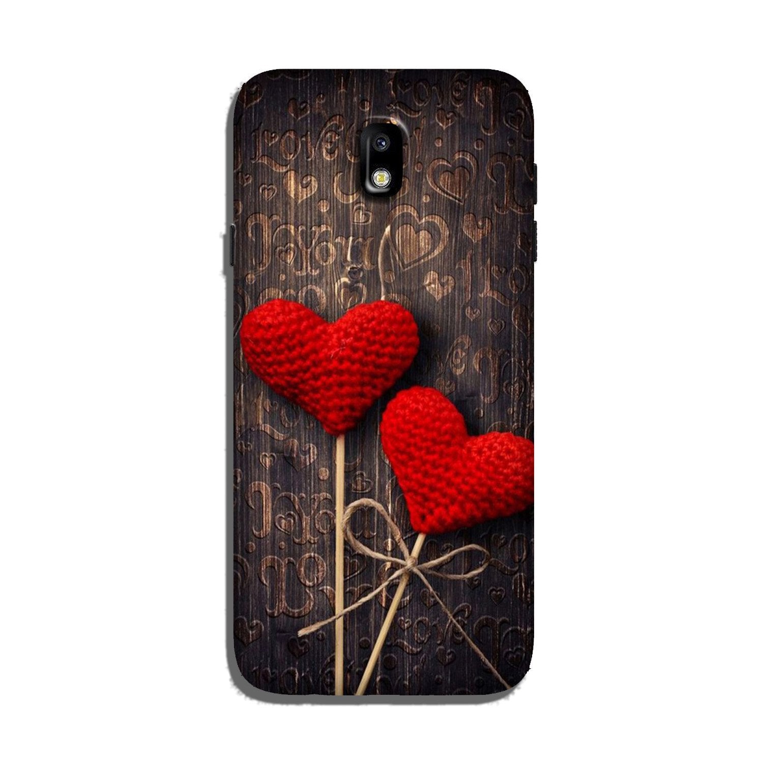 Red Hearts Case for Galaxy J7 Pro