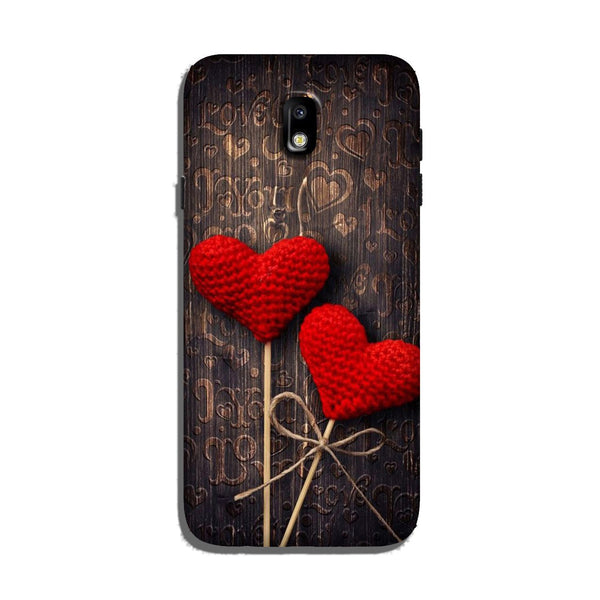 Red Hearts Case for Galaxy J3 Pro
