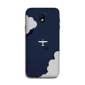 Clouds Plane Case for Galaxy J7 Pro (Design - 196)