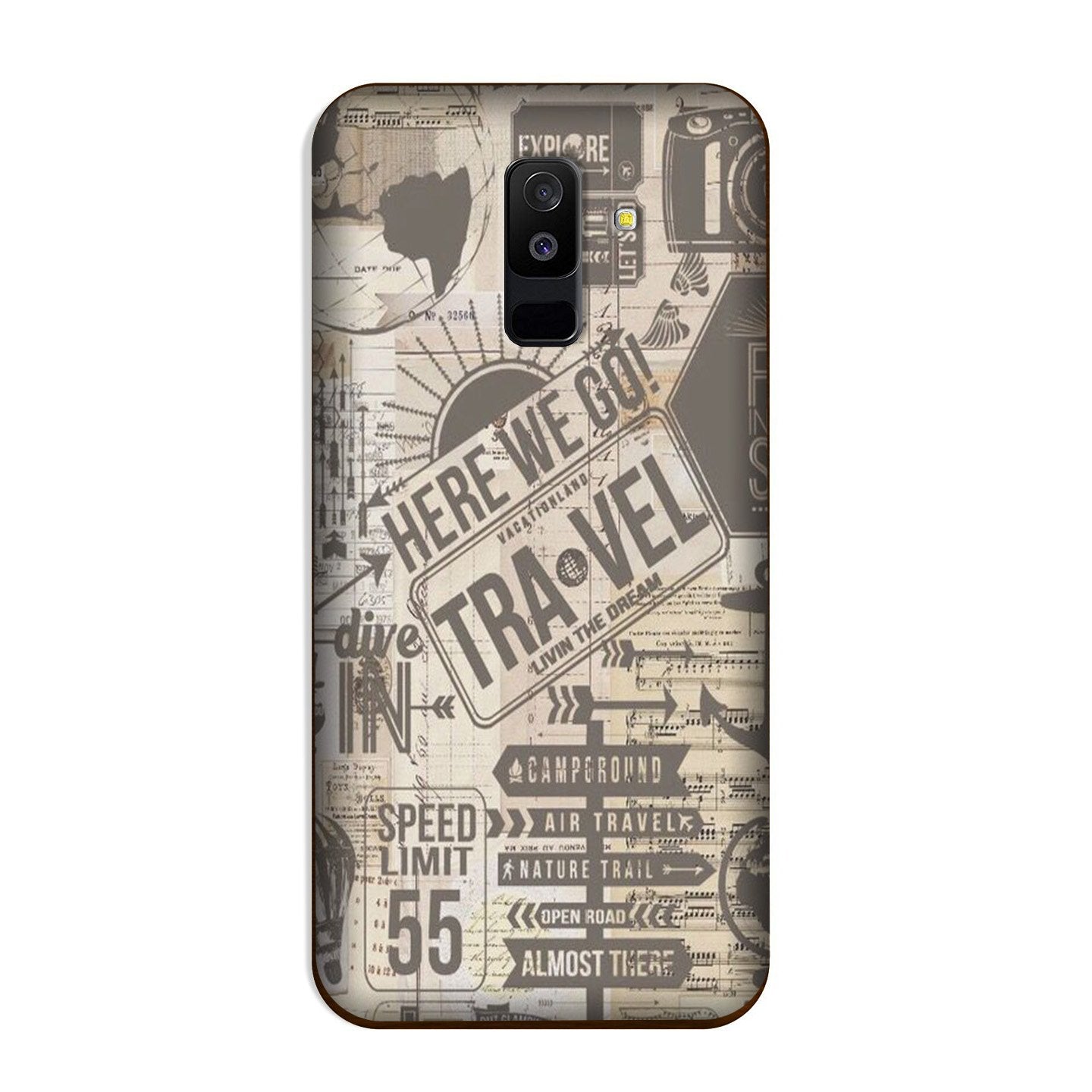 Travel Case for Galaxy A6 Plus  (Design - 104)