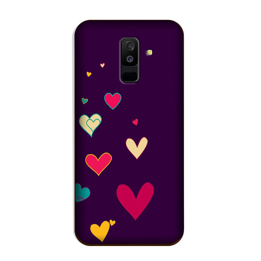 Purple Background Case for Galaxy J8  (Design - 107)