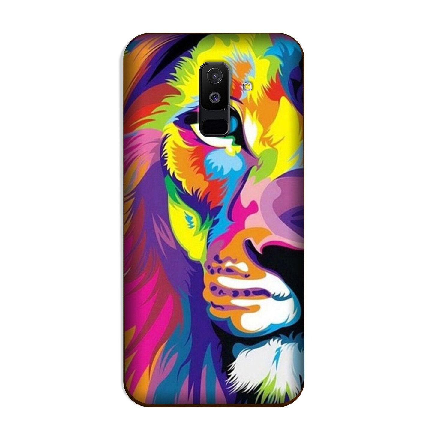 Colorful Lion Case for Galaxy A6 Plus(Design - 110)