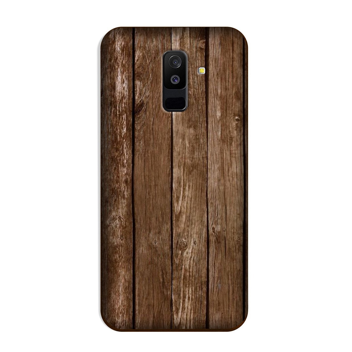 Wooden Look Case for Galaxy J8  (Design - 112)