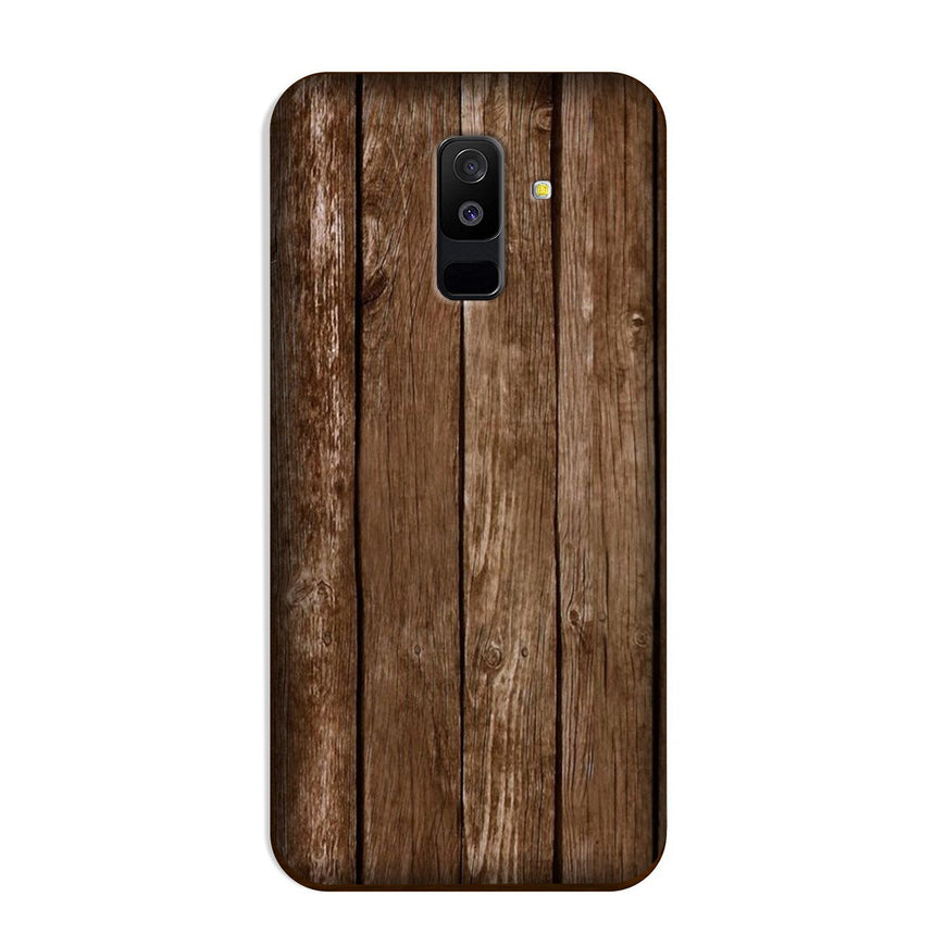 Wooden Look Case for Galaxy A6 Plus  (Design - 112)