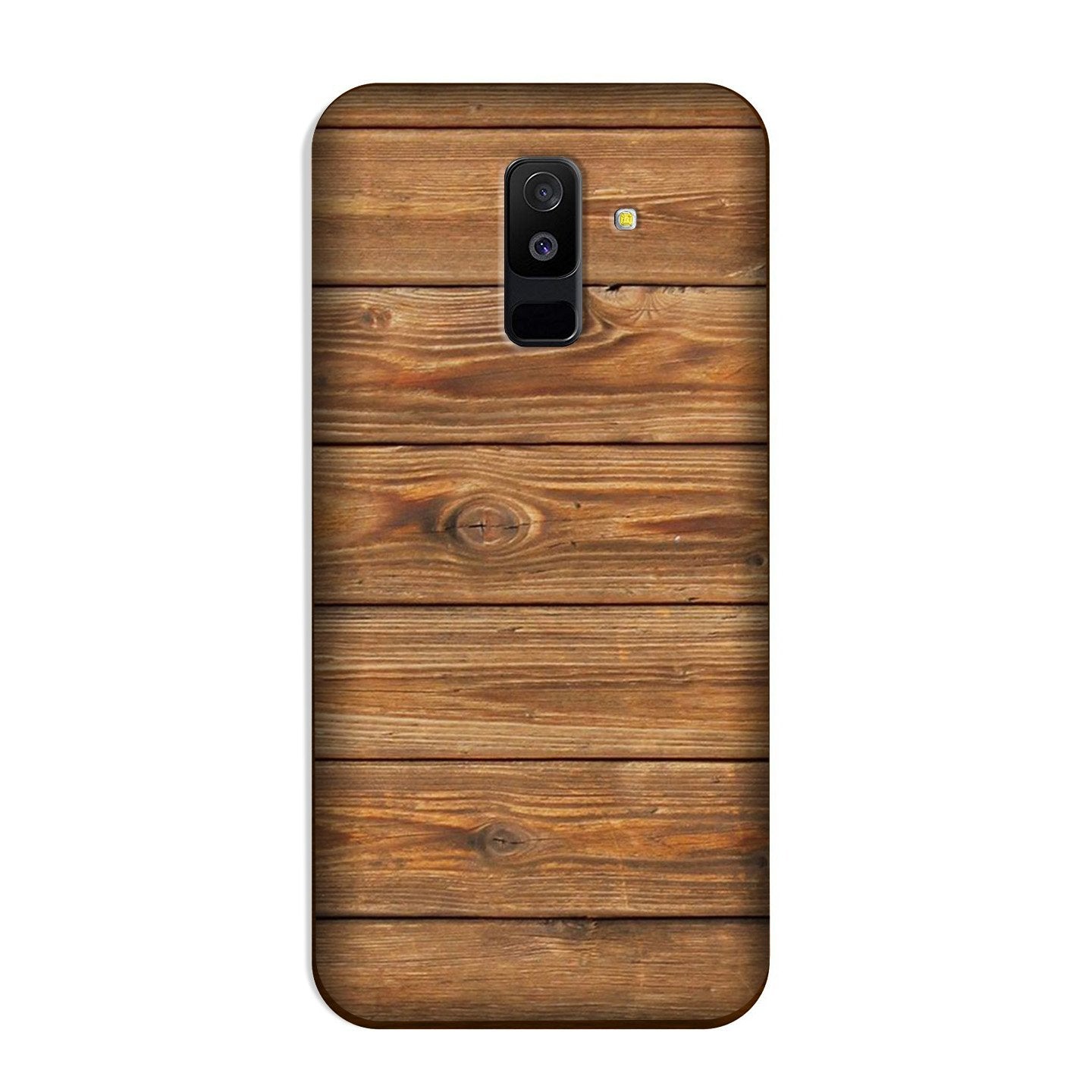 Wooden Look Case for Galaxy J8  (Design - 113)