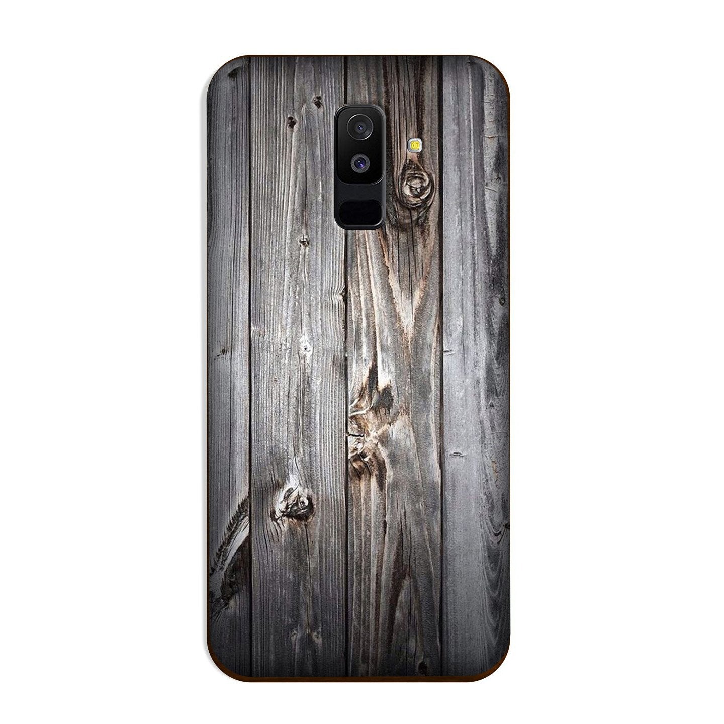 Wooden Look Case for Galaxy A6 Plus  (Design - 114)