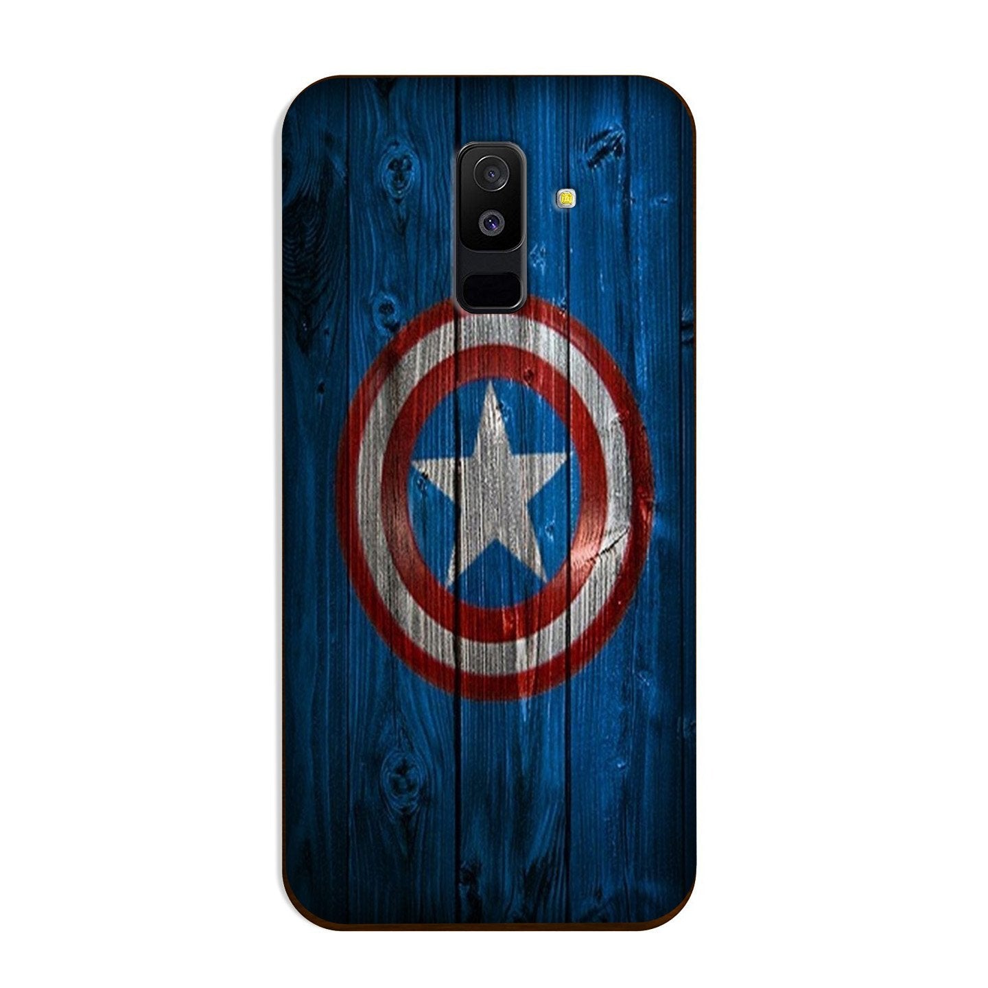 Captain America Superhero Case for Galaxy J8  (Design - 118)