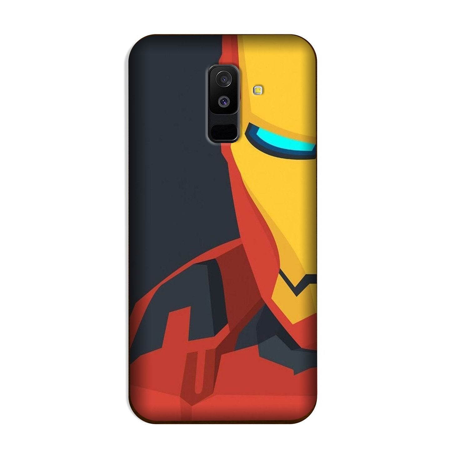Iron Man Superhero Case for Galaxy A6 Plus  (Design - 120)