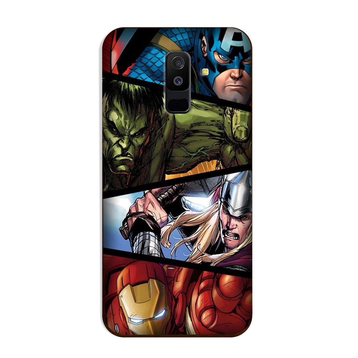 Avengers Superhero Case for Galaxy A6 Plus(Design - 124)