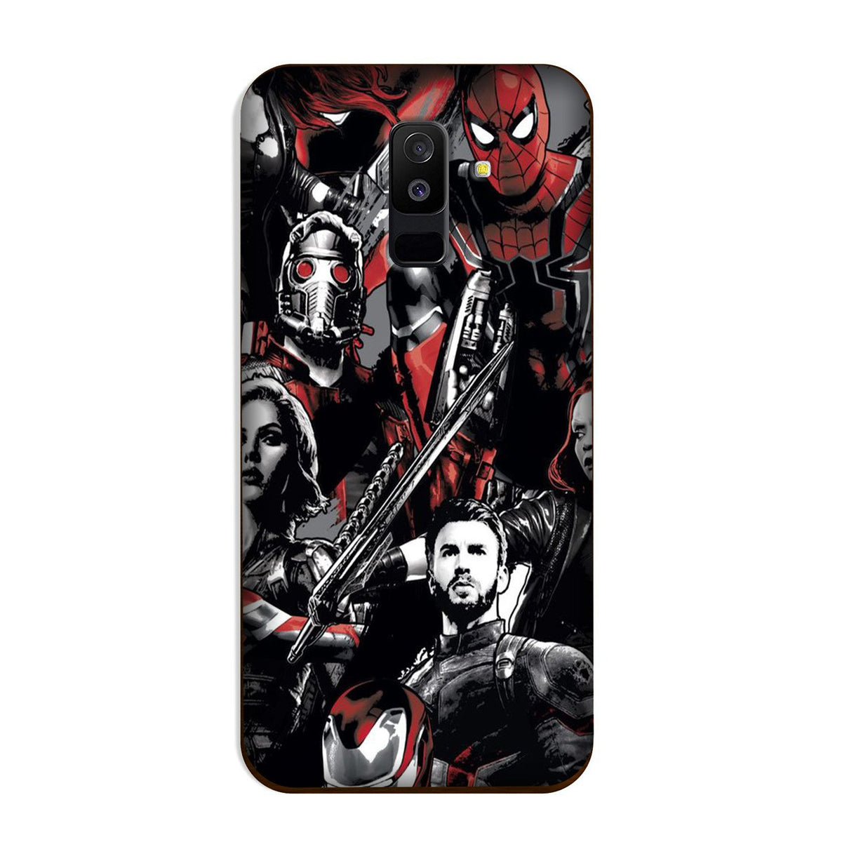 Avengers Case for Galaxy J8/A6 Plus (Design - 190)