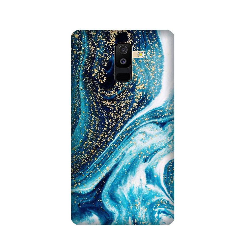 Marble Texture Mobile Back Case for Galaxy A6 Plus  (Design - 308)