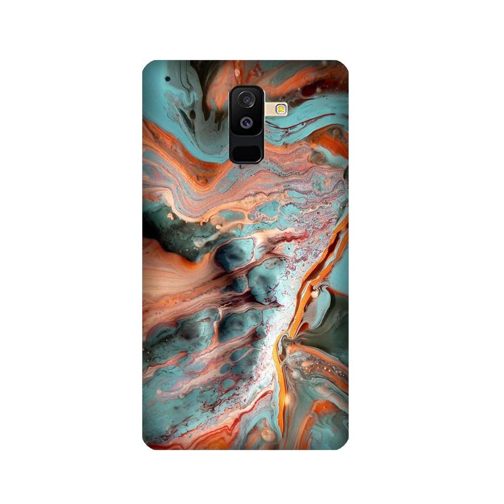Marble Texture Mobile Back Case for Galaxy J8 (Design - 309)