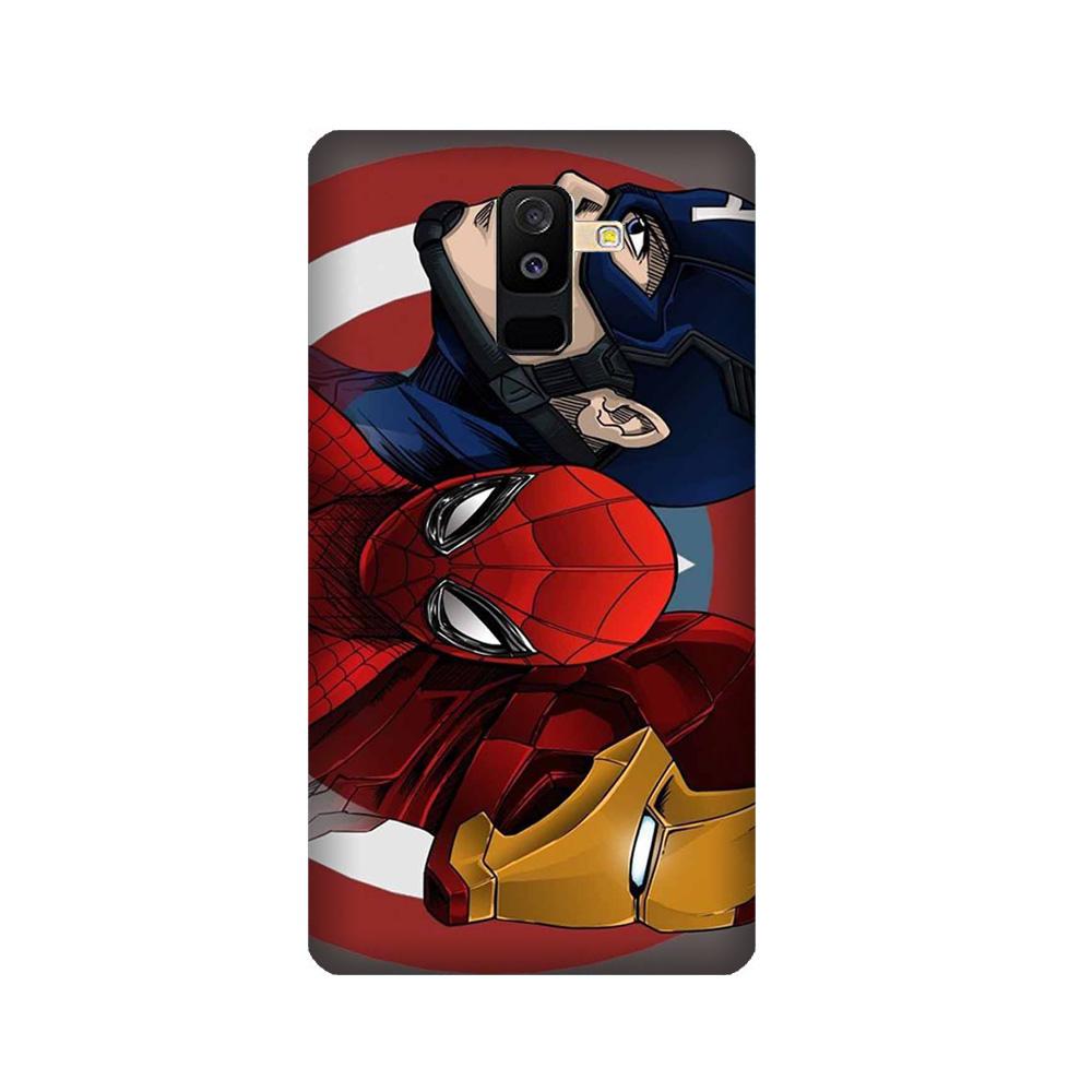 Superhero Mobile Back Case for Galaxy J8 (Design - 311)