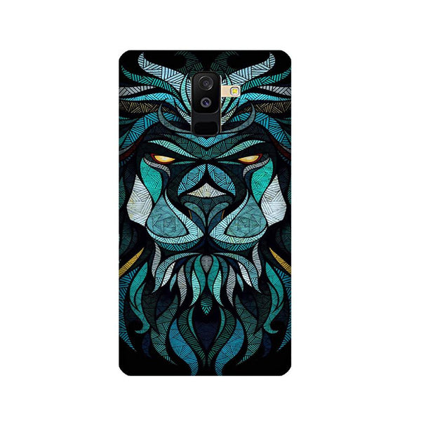 Lion Mobile Back Case for Galaxy J8   (Design - 314)