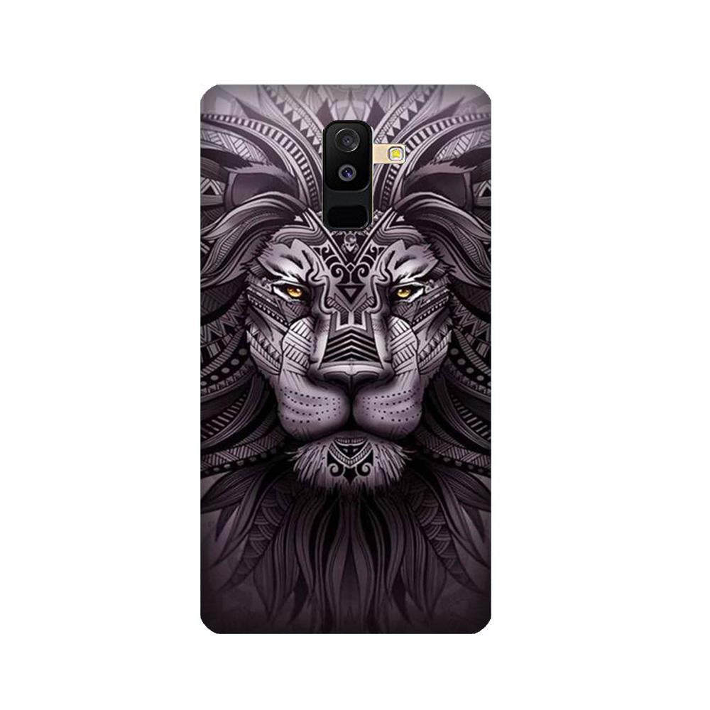 Lion Mobile Back Case for Galaxy J8   (Design - 315)