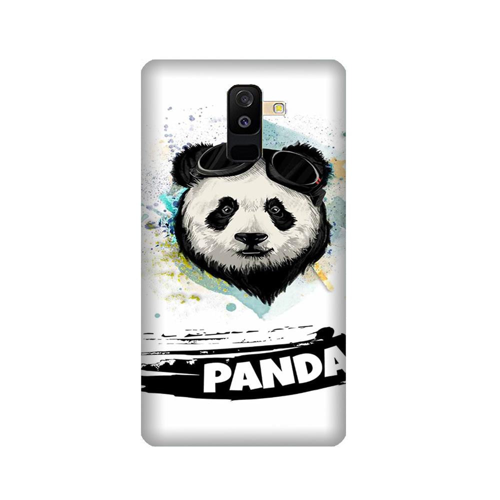 Panda Mobile Back Case for Galaxy J8 (Design - 319)