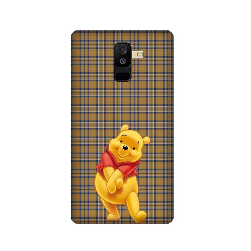 Pooh Mobile Back Case for Galaxy J8 (Design - 321)
