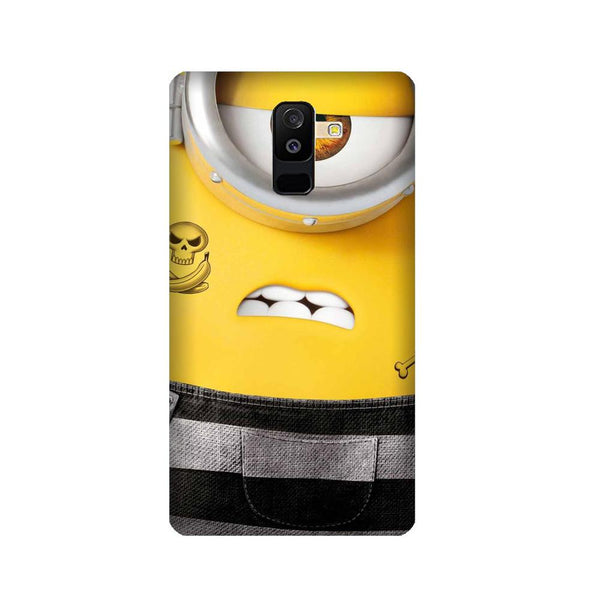 Minion Mobile Back Case for Galaxy A6 Plus  (Design - 324)