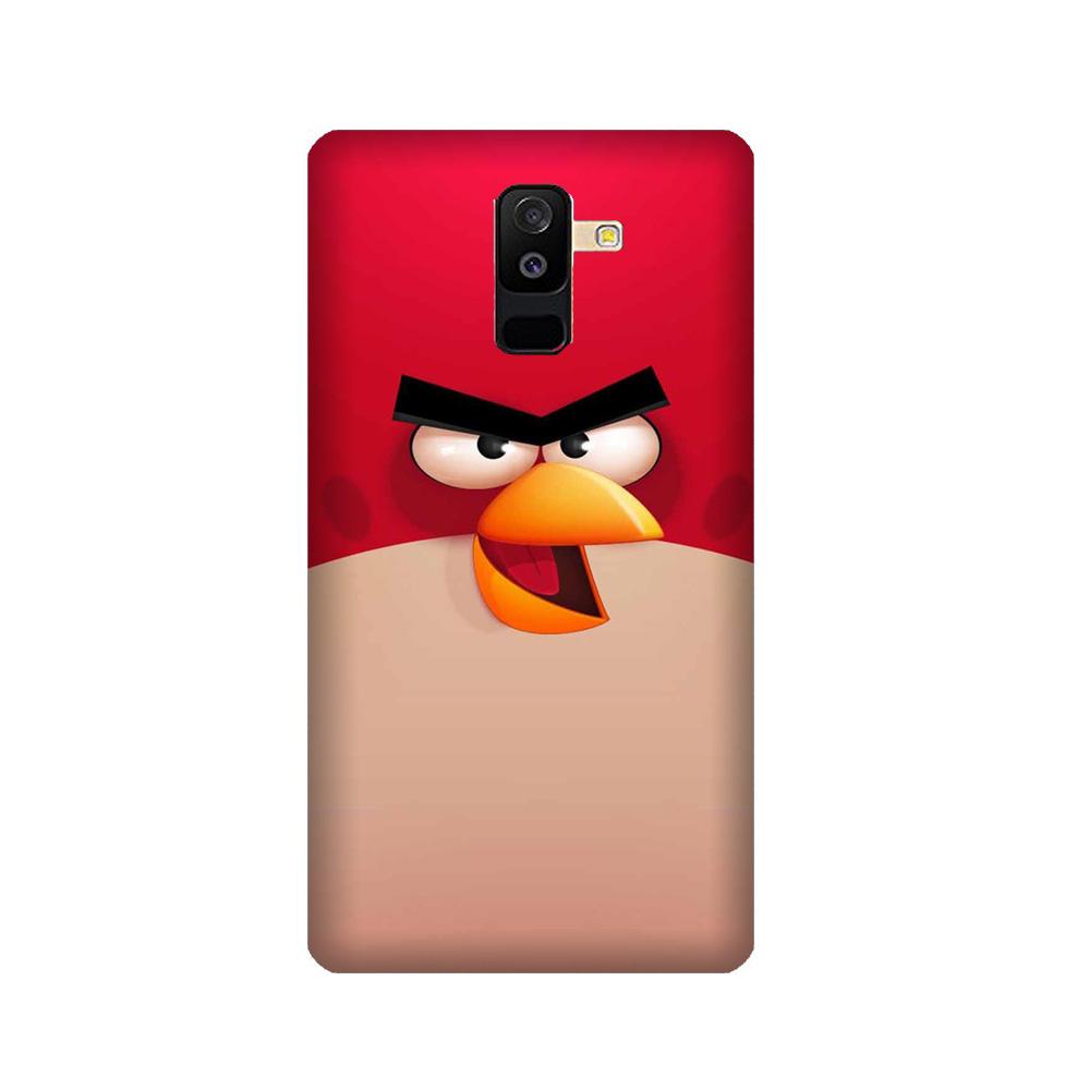 Angry Bird Red Mobile Back Case for Galaxy J8   (Design - 325)