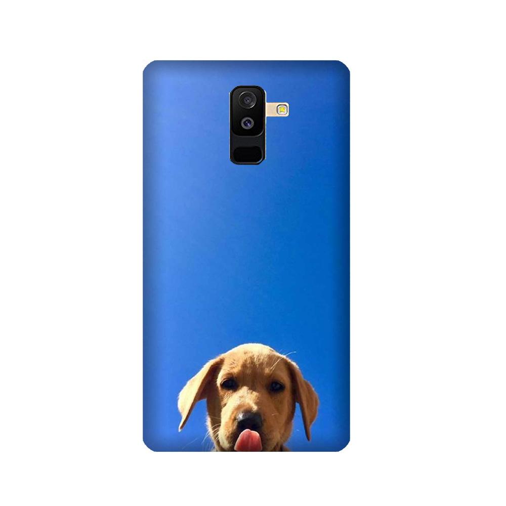 Dog Mobile Back Case for Galaxy J8 (Design - 332)