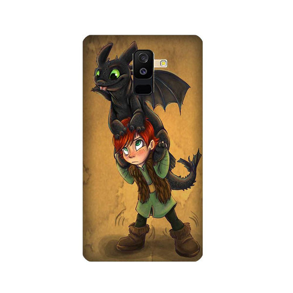 Dragon Mobile Back Case for Galaxy A6 Plus  (Design - 336)