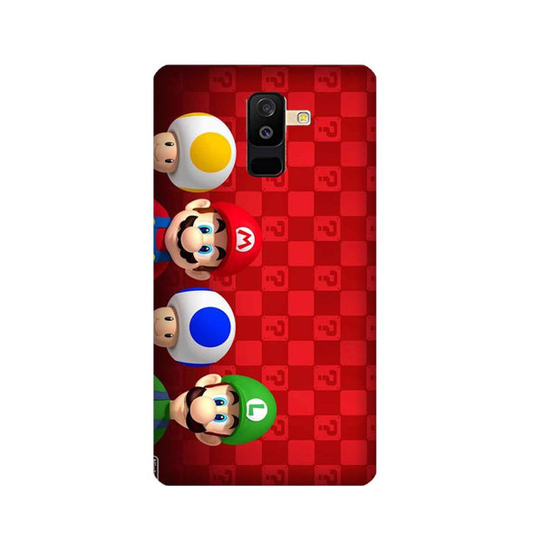 Mario Mobile Back Case for Galaxy J8   (Design - 337)