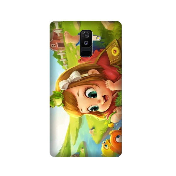 Baby Girl Mobile Back Case for Galaxy J8   (Design - 339)