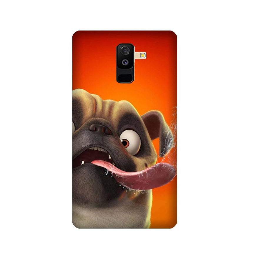 Dog Mobile Back Case for Galaxy A6 Plus  (Design - 343)