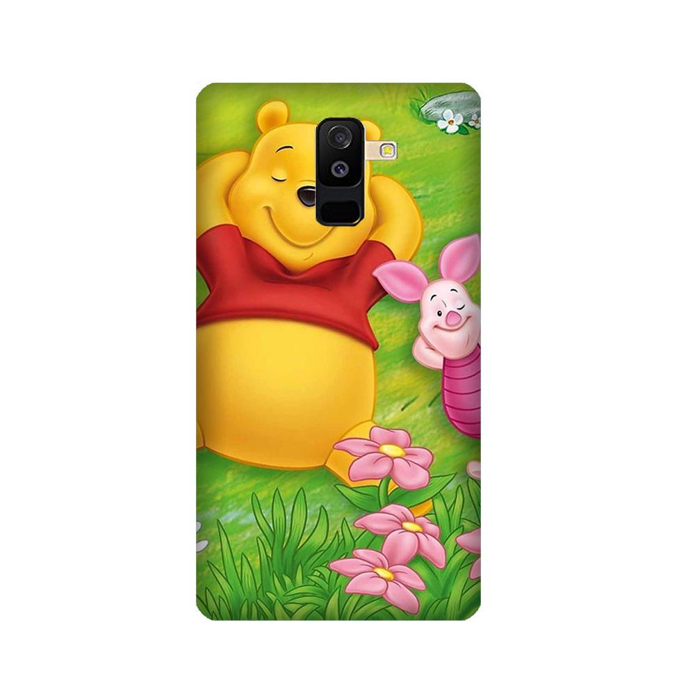 Winnie The Pooh Mobile Back Case for Galaxy J8   (Design - 348)
