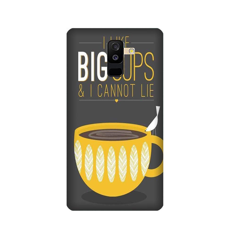 Big Cups Coffee Mobile Back Case for Galaxy J8   (Design - 352)