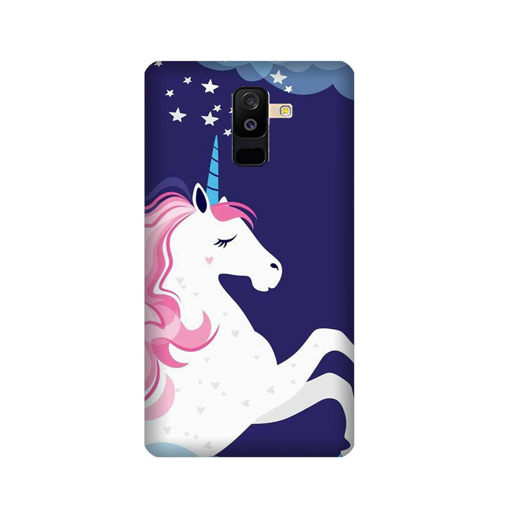 Unicorn Mobile Back Case for Galaxy J8   (Design - 365)