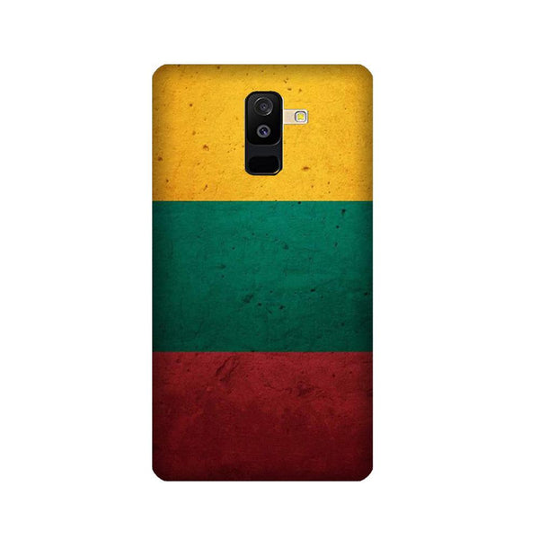 Color Pattern Mobile Back Case for Galaxy J8   (Design - 374)