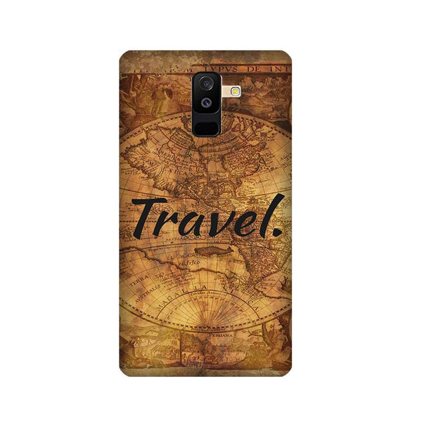 Travel Mobile Back Case for Galaxy J8   (Design - 375)