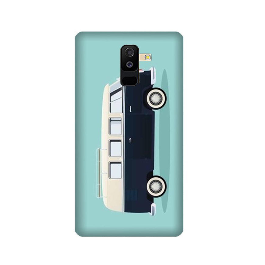 Travel Bus Mobile Back Case for Galaxy A6 Plus  (Design - 379)