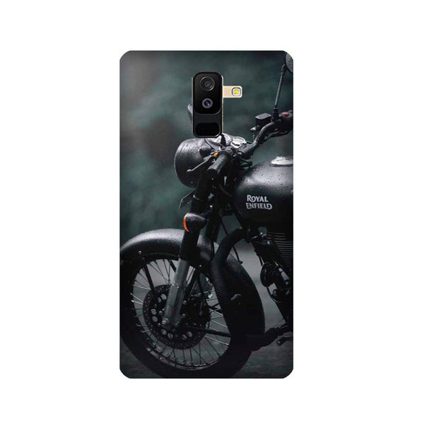 Royal Enfield Mobile Back Case for Galaxy J8   (Design - 380)