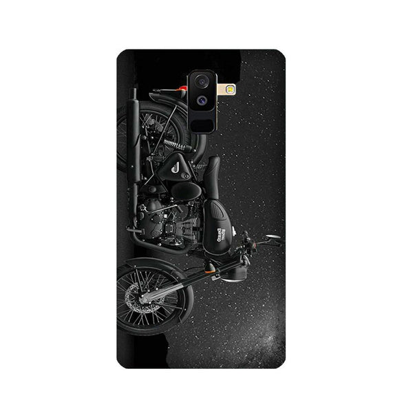 Royal Enfield Mobile Back Case for Galaxy J8   (Design - 381)