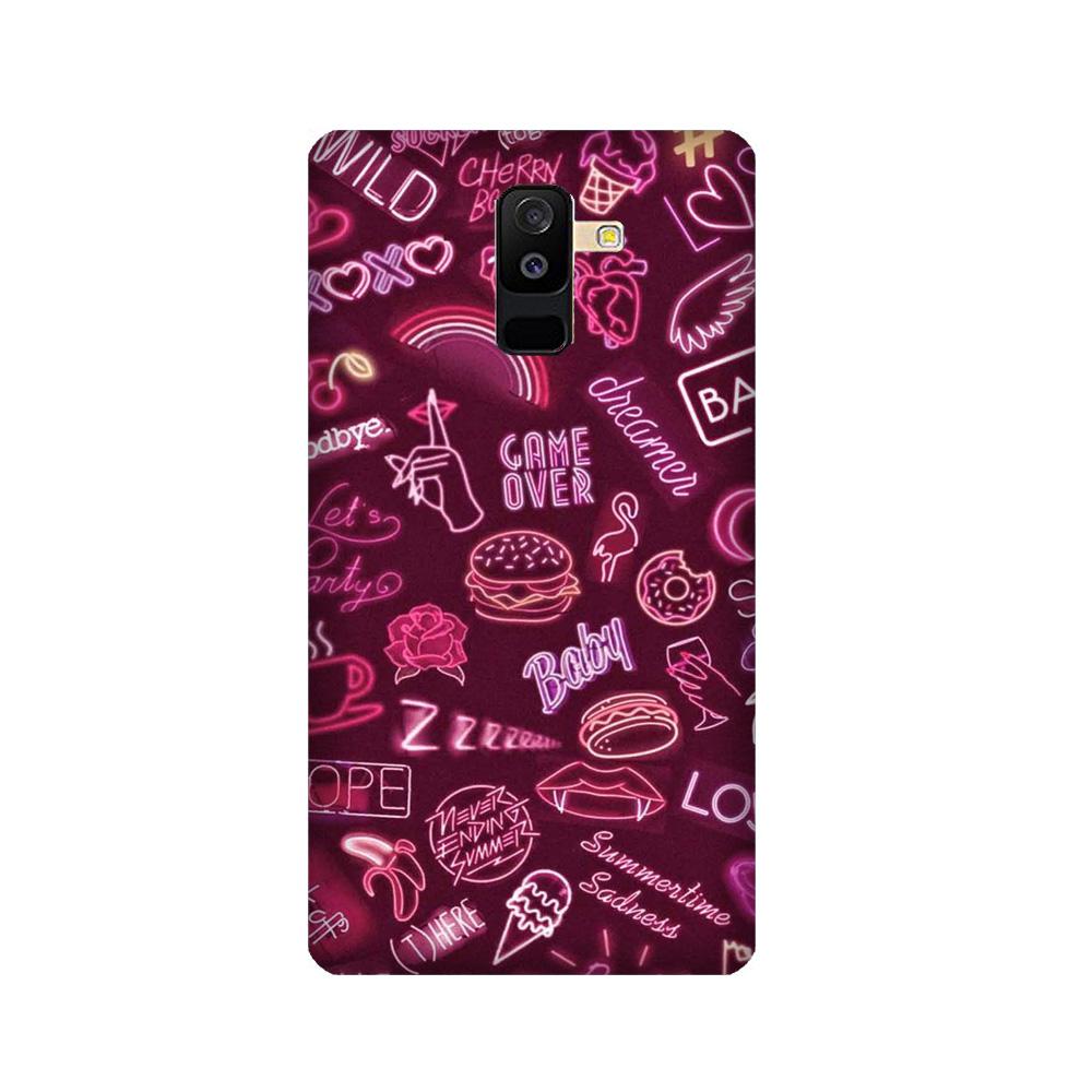 Party Theme Mobile Back Case for Galaxy J8   (Design - 392)