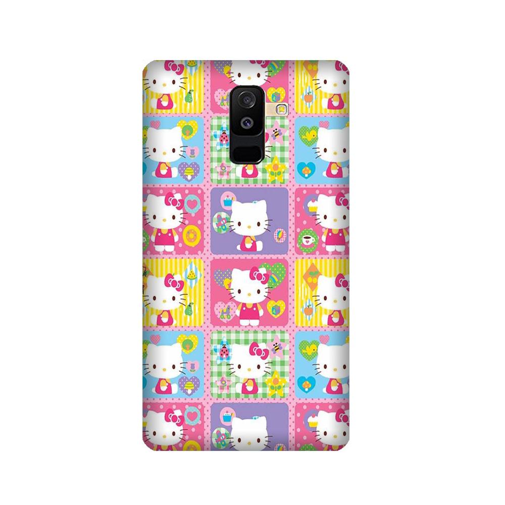 Kitty Mobile Back Case for Galaxy A6 Plus  (Design - 400)