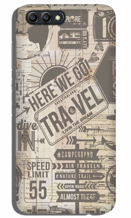 Travel Case for Oppo K1(Design - 104)