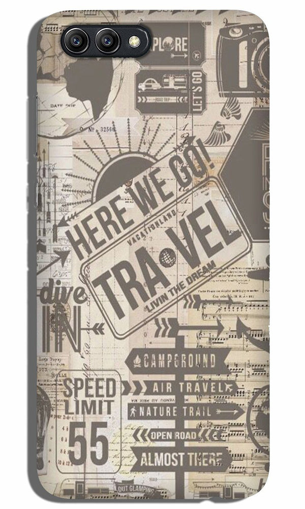 Travel Case for Realme C1  (Design - 104)