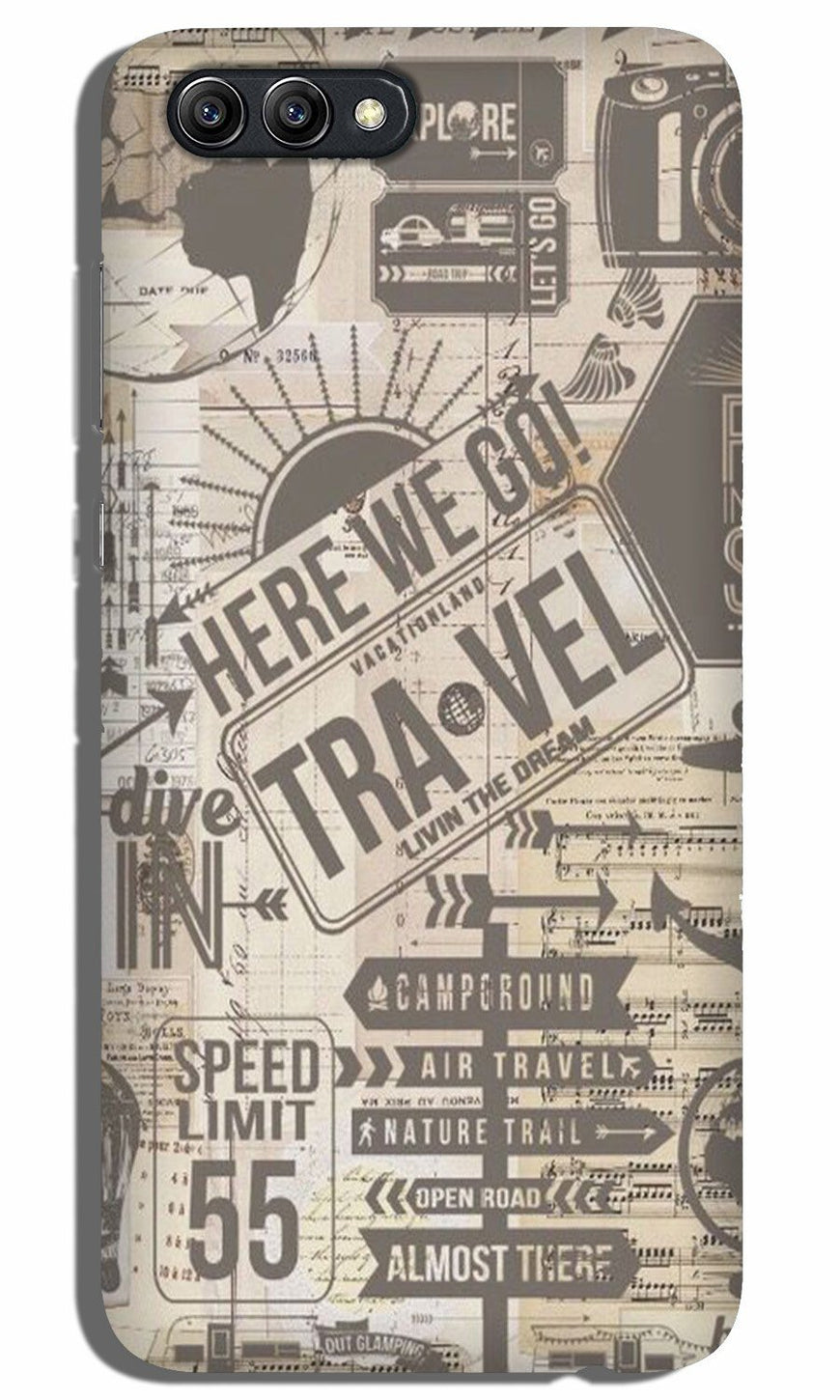 Travel Case for Realme C1  (Design - 104)