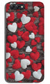 Red White Hearts Case for Oppo K1  (Design - 105)