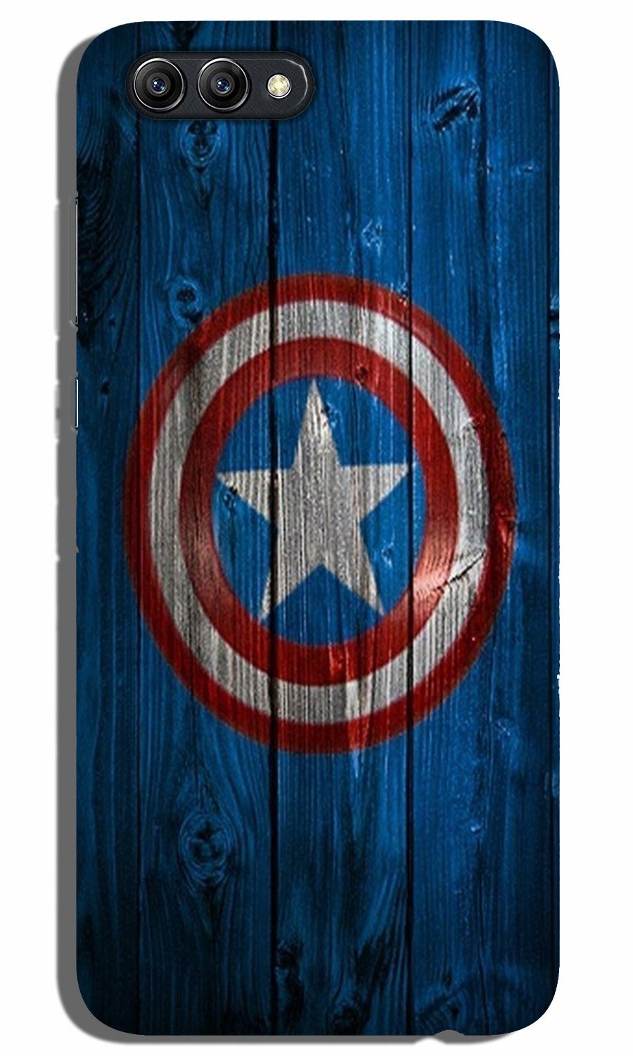 Captain America Superhero Case for Realme C1  (Design - 118)