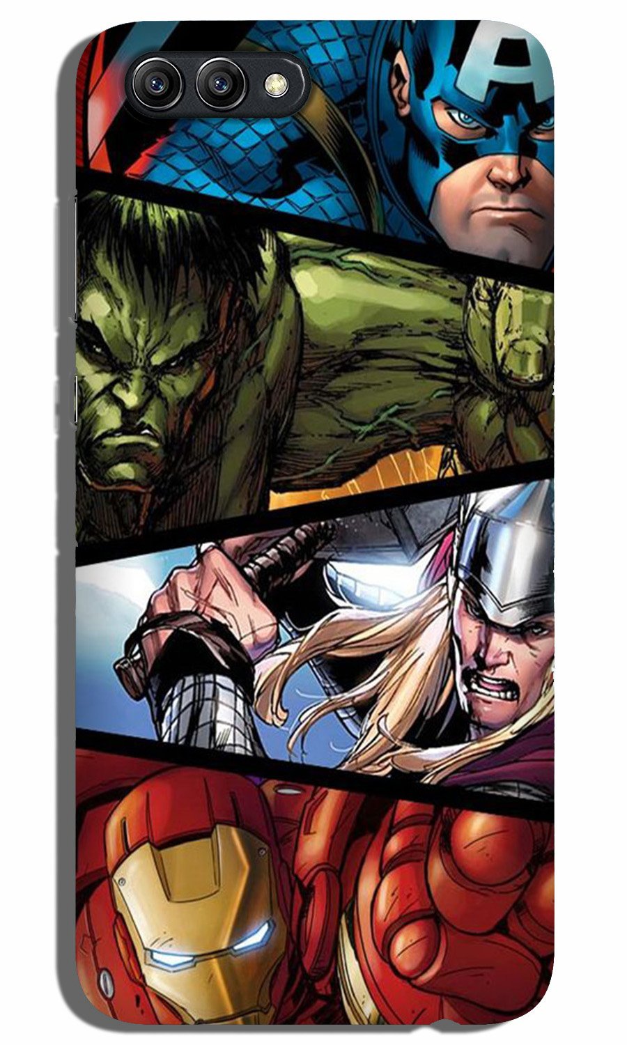 Avengers Superhero Case for Realme C1(Design - 124)