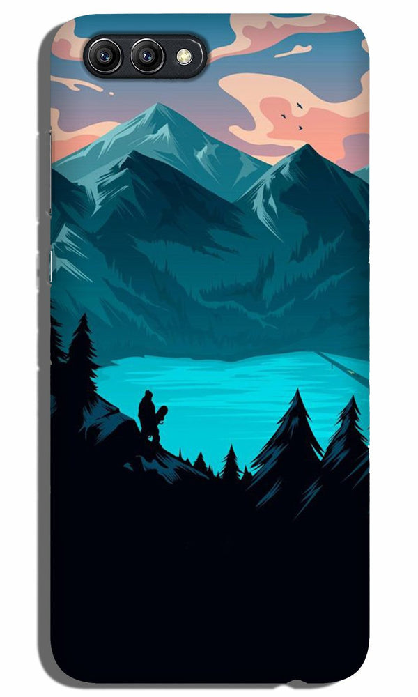 Mountains Case for Realme C2 (Design - 186)
