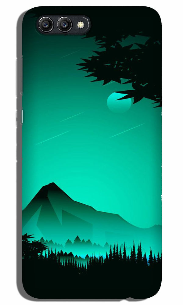 Moon Mountain Case for Realme C1 (Design - 204)