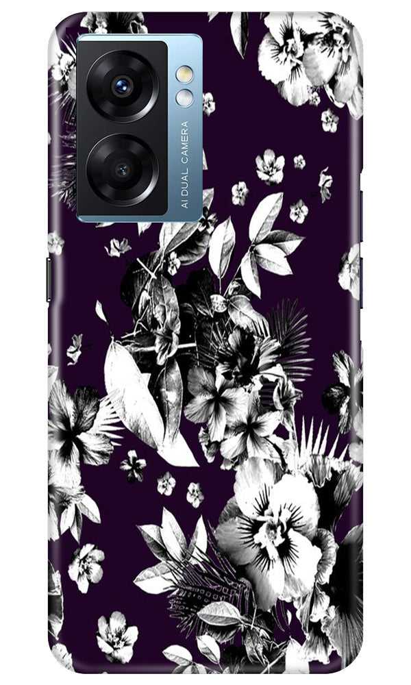 white flowers Case for Oppo K10 5G