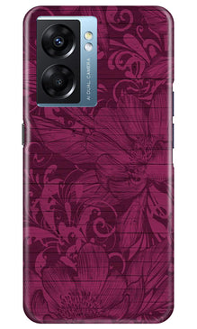 Purple Backround Mobile Back Case for Oppo K10 5G (Design - 22)